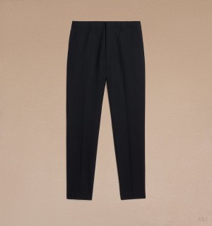 Ami Paris Cigarette Fit Trousers Negros | MNAH1213