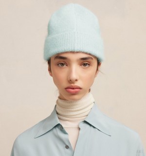 Ami Paris Cloudy Lana Ami de Cœur Beanie Turquesa Blancos | KMBC9384