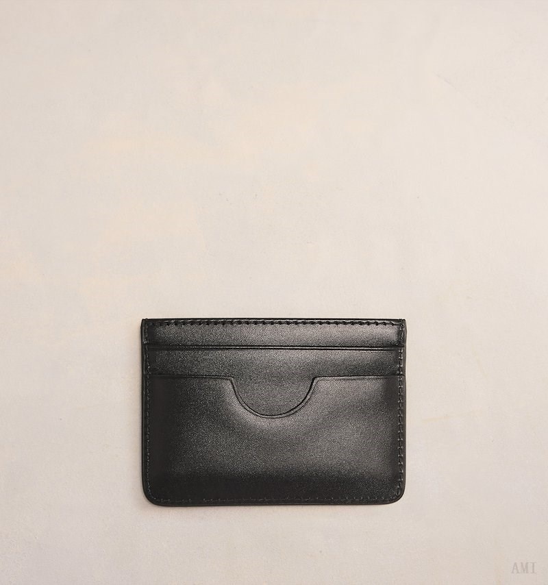 Ami Paris Ami Card Holder Negros | OBOJ2859