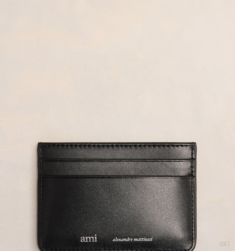 Ami Paris Ami Card Holder Negros | OBOJ2859