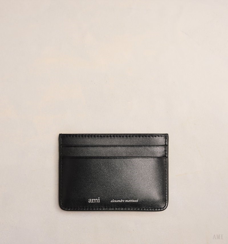 Ami Paris Ami Card Holder Negros | OBOJ2859