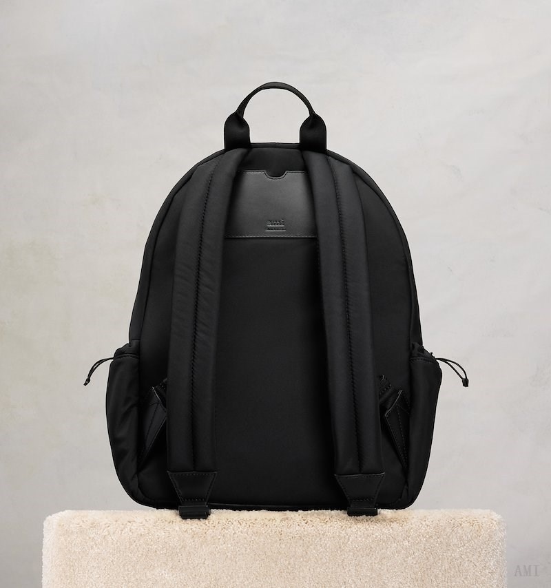 Ami Paris Ami De Coeur Backpack Negros | LCVI3262