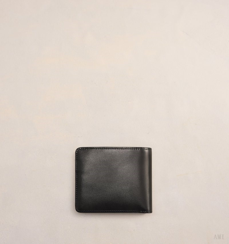 Ami Paris Ami Folded Wallet Negros | CLMD9192