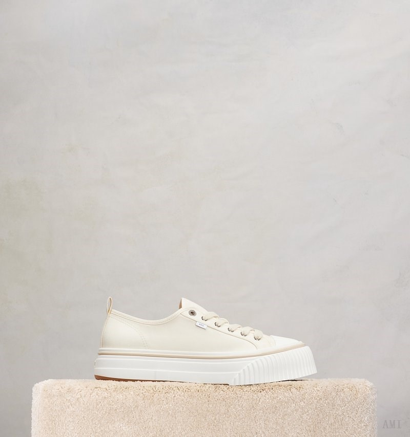 Ami Paris Low Top Ami Sn1980 Sneakers Blancos | IAVR9390