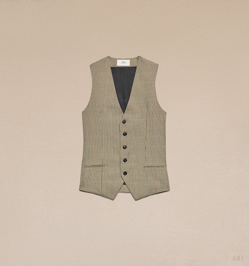 Ami Paris Waistcoat Negros | VGFO9638